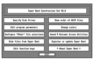 Super Boot atari screenshot